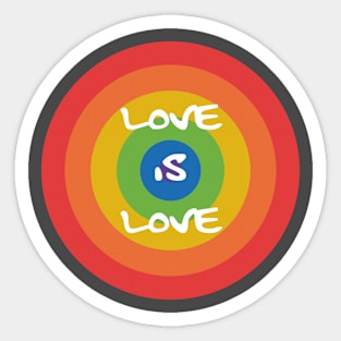 Love is Love LGBT Pride Sticker